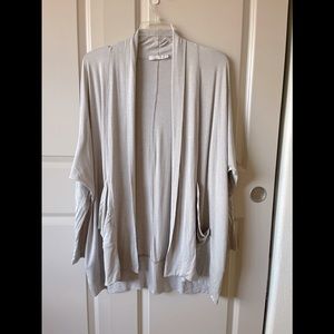 Prana Plus Size Gray Cardigan Size 3X